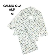 【新品】 CALMO OLA 長袖　長ズボン　パジャマ　ハート柄　綿100% M