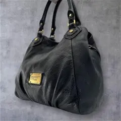 美品 マークバイマークジェイコブス ショルダーバッグ 2way ブラック レザー