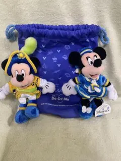 【超希少・タグ付き】ディズニーシー 2002年 ドコモ 貸切限定 ぬいば＆巾着