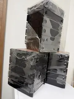蔵出し !!【 金彩 五段 重箱 】弁当箱 段重 木製 木箱 家紋 漆器 蓋