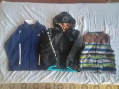 120センチ【BABYDOLL フード付きジャケットなど3点セット】