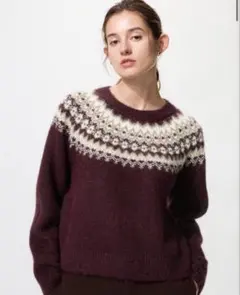 UNIQLO フラッフィクルーネックセーター