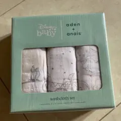 aden +anais ディズニー　ウォッシュクロスセット　新品未使用