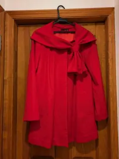 SCOT CLUB　ウールコート　赤