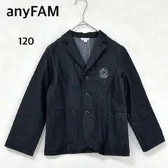 【anyFAM 】キッズ　ジャケット　120 cm 男　セレモニー　ワッペン