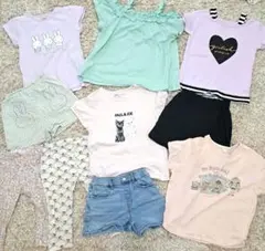 Tシャツ　夏服　ショートパンツ　セット　女の子　まとめ売り ミッフィー　未使用有