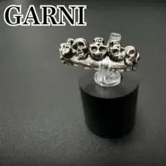 GARNI ガルニ ドクロ スカル リング 17号 ブラック 骸骨 アクリル