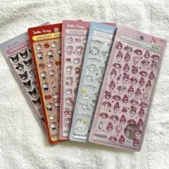 【正規品】ボンボンドロップ シール ミニ サンリオ 5枚セット