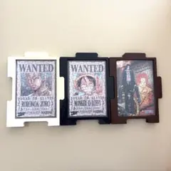 ワンピース　WANTEDデザインジグソーパズル 3色フレーム付き
