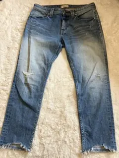 美品⭐️YANUKヤヌーク　Kay　レディースデニム　26 ダメージ加工