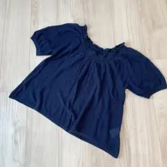 最終価格　レディース　トップス　vert dense 半袖ニット　Mサイズ