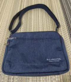 B.C.+ISHUTAL ショルダーバッグ ネイビーのサムネイル
