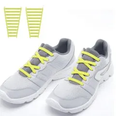 結ばない靴紐 ゴム製　スニーカー 伸びる靴紐 ほどけない