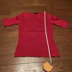 赤 半袖 シャツシンプルデザインのサムネイル