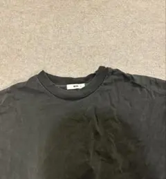 WEGO ダメージ加工 半袖Tシャツ チャコールグレー