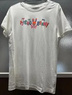 PSYCHO BUNNY カラフルTシャツ ホワイト M