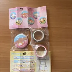 シナモンロール　缶バッジ・マスキングテープ