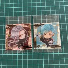 2枚　刀剣乱舞 シール ウエハース　大般若長光　一期一振　SR