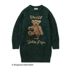 【新品】ジェラートピケ✖️シュタイフ 「Steiff」ルームウエア ワンピース
