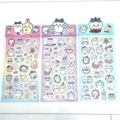 新品 未開封 ちいかわ シール ステッカー キラキラ ホログラム 3枚セット