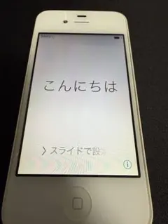 ホワイト iPhone A1332 日本語設定