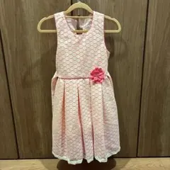 ピンク　ワンピース サイズは7ですが、うちは6歳の時に数回着ました。