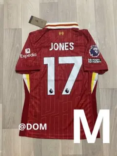 【正規品 サイン入り】カーティスジョーンズ #17 リヴァプール ユニフォーム NIKE リバプール 24/25 ユニフォーム ホーム 半袖 レプリカ #17