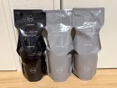 LOUVREDO シャンプー 1本トリートメント2本セット グレー ブラック新品 LOUVREDO Re-viii / レヴィ シャンプー／トリートメント シャンプーの