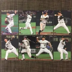 カルビー  プロ野球チップス 2021年 読売ジャイアンツ 8枚セット