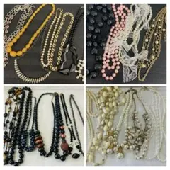 TH 大量まとめ売り ネックレス セット リセール ビーズ ストーン パール