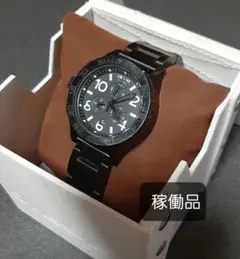 NIXON 42-20 腕時計 ブラック クロノグラフ