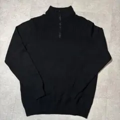 【ラングラー】ハーフジップセーター　ブラック　XL Wranglerのサムネイル