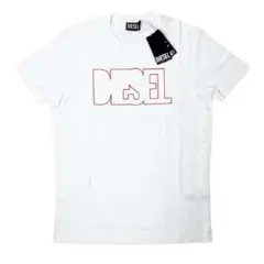 新品 DIESEL T-DIEGOR メンズ ロゴ 半袖 Tシャツ ホワイト L