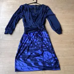 C de C ラップスタイルひざ丈ワンピース 36