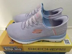 【お値下げ中】SKECHERS Slip-Ins ライトパープル