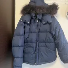 RODEO CROWNS ネイビー ダウンジャケット ファー付きファージャケット