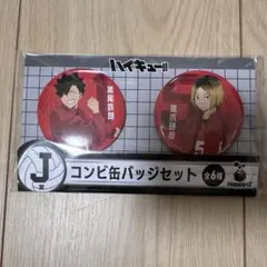 happyくじ　ハイキュー‼︎ J賞 コンビ缶バッジセット