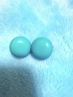 ターコイズ 丸型 イヤリング