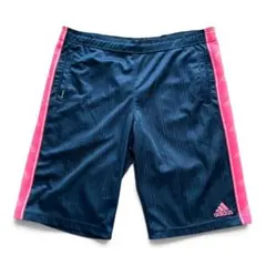 アディダスadidas ナイロン半パン 紺色 XLサイズ 並品のサムネイル