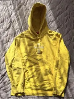 Supreme BOXロゴクロスパーカー イエロー