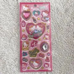 【正規品】キラキラジュエルシール サンリオ キティ ミミィ シール 立体シール