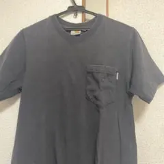carhartt 黒 Tシャツ Mサイズ ポケット付き