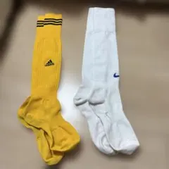 adidas イエローソックス & Nike ホワイトソックス 2足セット