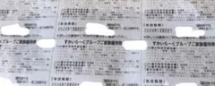 すかいらーくグループご家族優待券 2026年7月末までのサムネイル