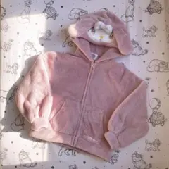 マイメロディ うさ耳 ボアパーカー ピンク もこもこ フリース