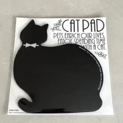 黒猫のマウスパッド cat pad
