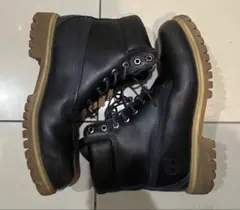 美品Timberland premium boots navy 値下げ可能