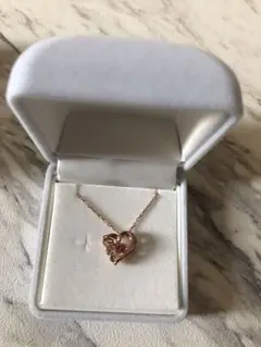 新品☆サマンサシルヴァ スウィングル ハートピンクネックレス