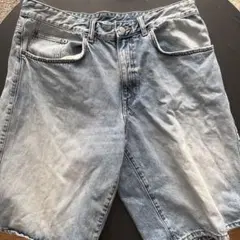 ZARA デニムショートパンツ ライトブルーのサムネイル