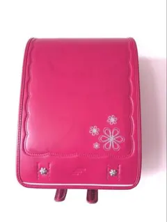 ランドセル 女の子 サクラ ツヤ ピンク 360度反射機能 刺繍 軽量 